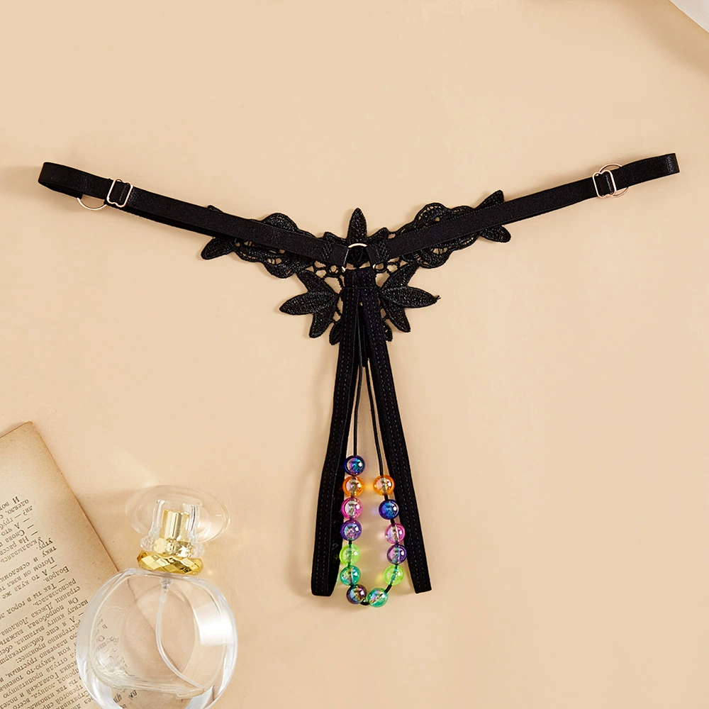 Красочные трусики-стринги из чистого хлопка с открытым кроем, сексуальные, страстный стиль, открытая промежность, соблазнительные, с возможностью введения, в европейском и американском стиле.