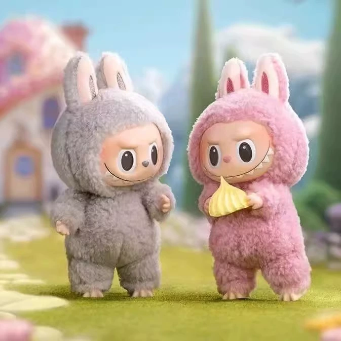 П pendants простая коробка для игрушек PoP Mart Labubu кисть плюшевый лаковый мешок