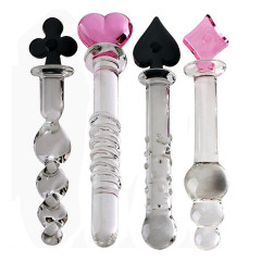 New style glass anal plug dildo for female masturbation, sex toys, small anal plug beads, adult sex products