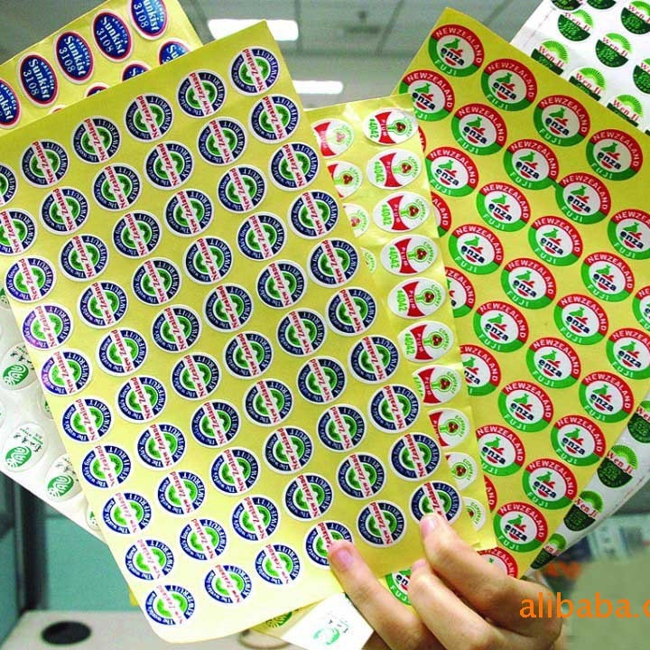 供应水果不干胶标签 水果蔬菜标签贴