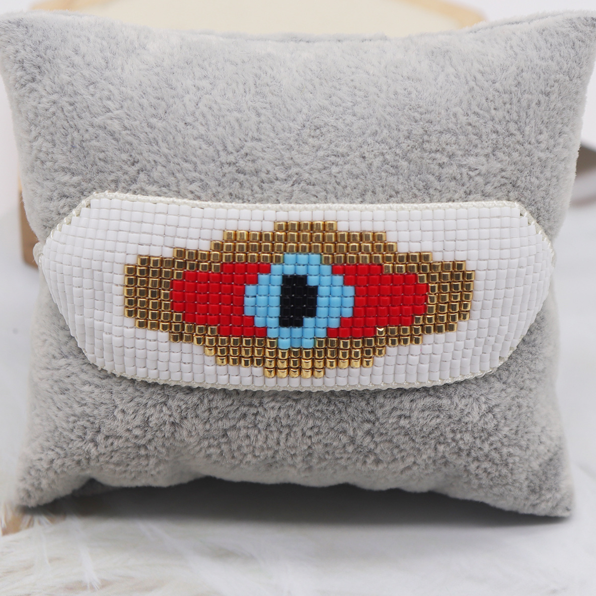 Glass Material Eye Pattern Ethnic Style Eye Glass Wholesale String Bracelets