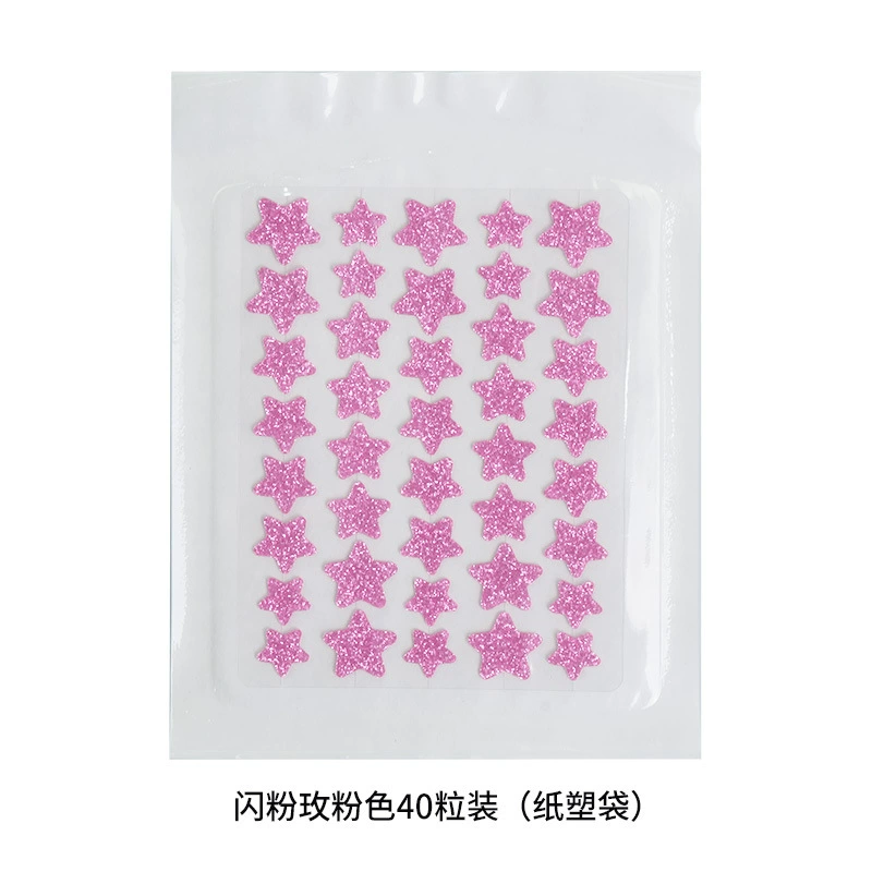 Acne Patch Hydrocolloid Star Stickers, Glitter & Tea-Tree Options, 8–48 pcs