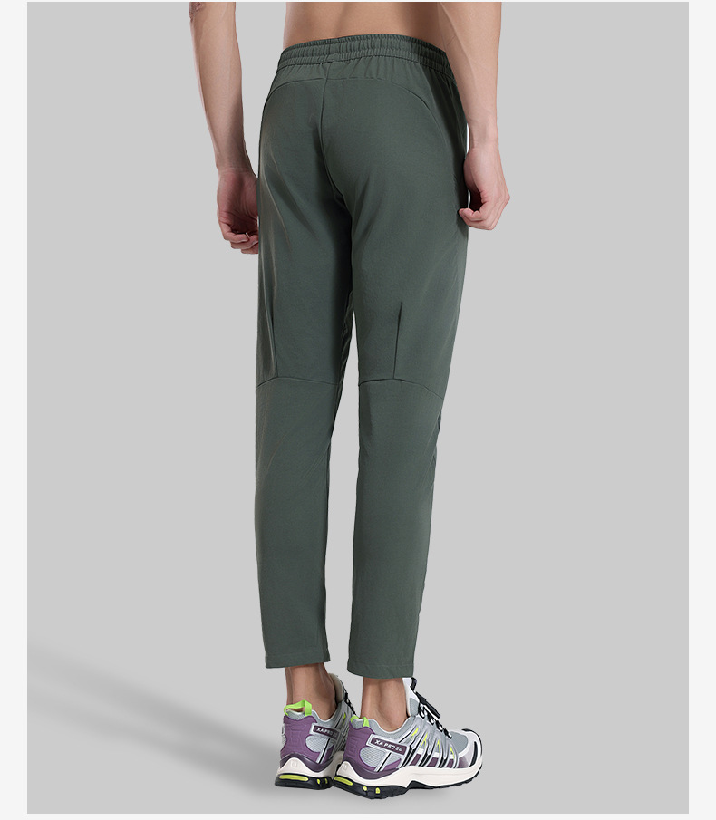 迪家同款休闲速干裤男士修身直筒弹力登山冲锋裤户外跑步运动裤详情6