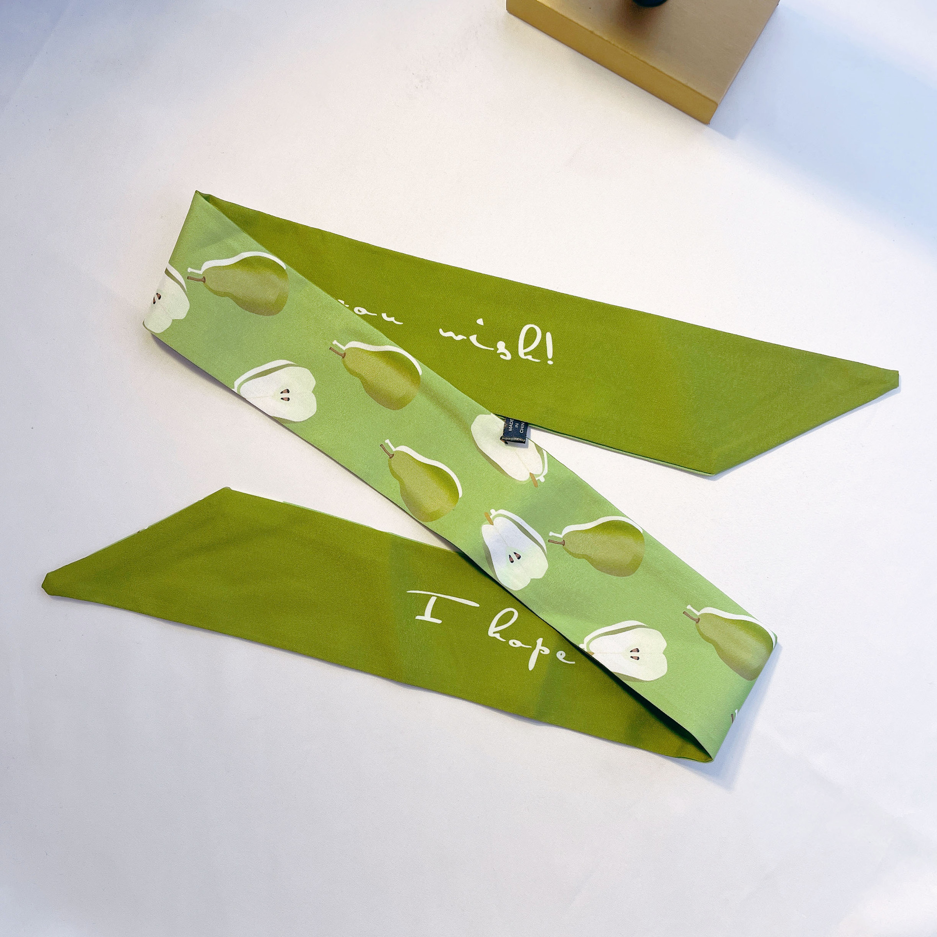 Estilo francés Internet celebridad bufanda banda para el cabello Niñas vintage pajarita banda para el cabello largo Corea del Sur ins cuerda para el cabello accesorios para el cabello