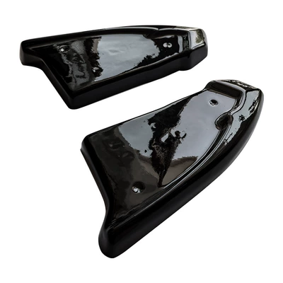 Applicable to Tange R, rline rear bumper wrap angle rear spoiler rear air knife T-ROC R RLINE surround blade (Spoiler) - glossy-black-pair