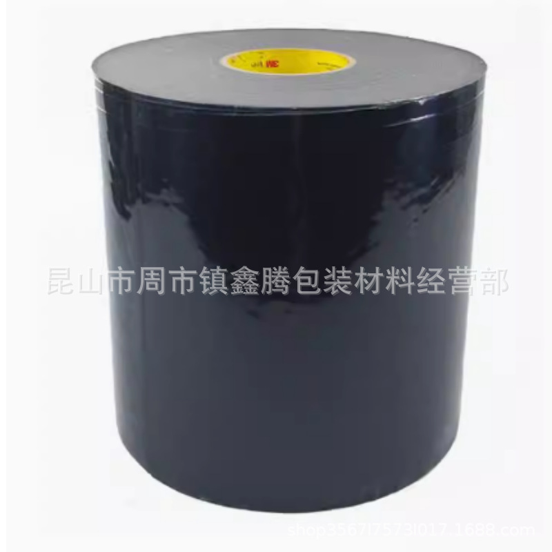 3M4929黑色泡棉耐高温防水泡棉玻璃金属墙面双面胶带