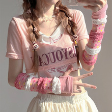 日系软妹Lolita少女手套甜美手袖手腕装饰袖套蕾丝感冰凉感批发