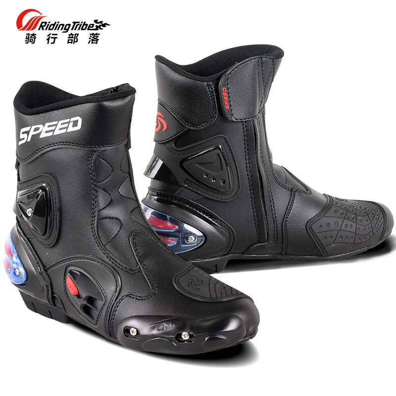 Zapatos de ciclismo de motocicleta Botas de ciclismo de longitud media para hombre, zapatos de carreras casuales, botas todoterreno, zapatos de motocicleta, cuatro estaciones