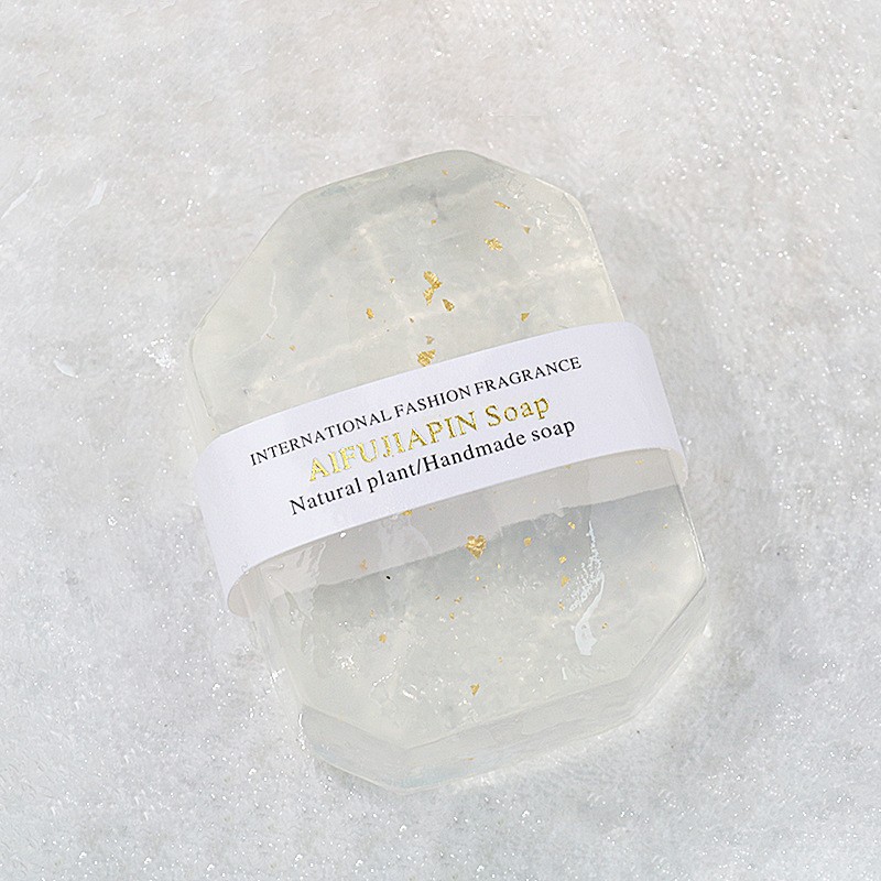 핑크다이아몬드 금박비누 100g-자스민