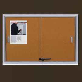 橱窗展示板软木板照片墙公告留言板学校扎钉板布面黑板铝框软木