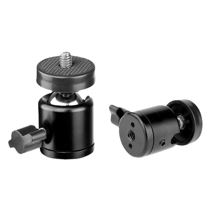 FUENTE Fábrica de carga de la nube de billar de metal universal PTZ 1/4 accesorios de fotografía trípode Q29 pequeño PTZ esférico mini