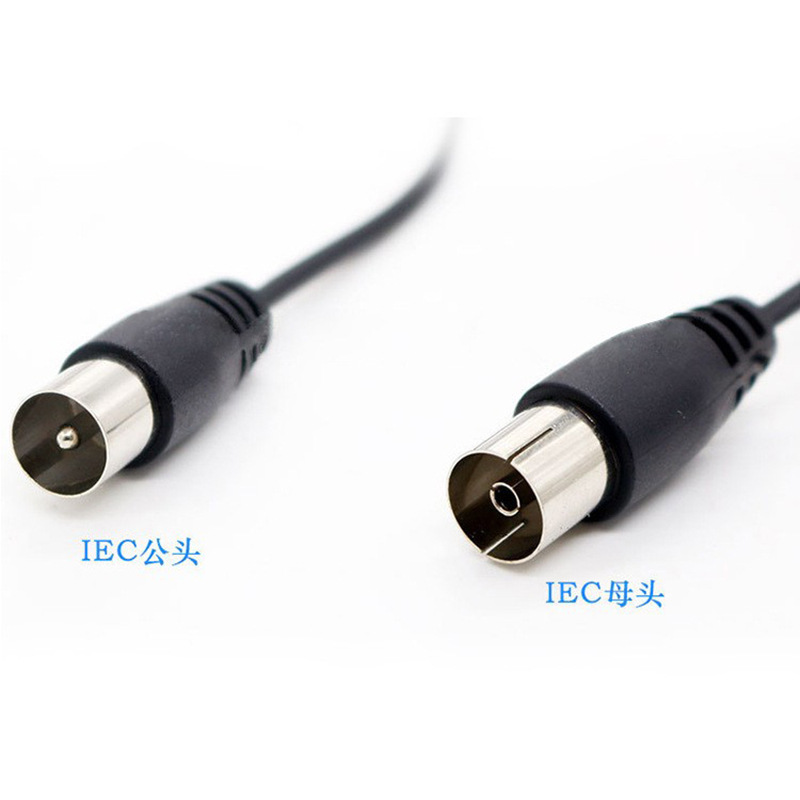 厂家直销  电视天线转接线 IEC公头转IEC母头连接器