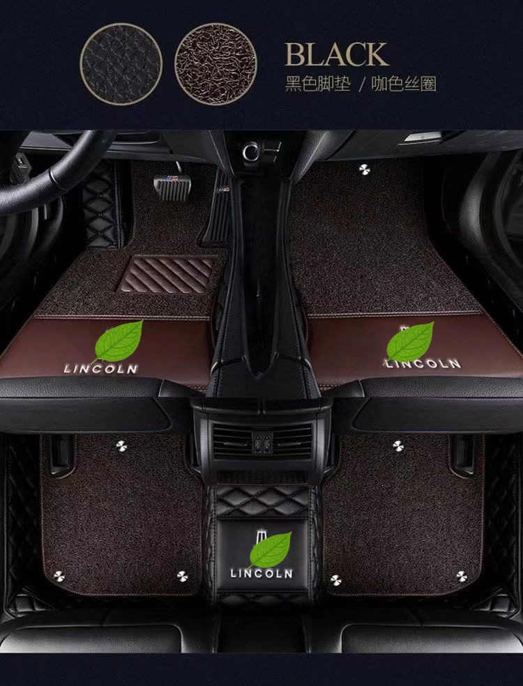 Suitable for Lincoln MKC, Lincoln MKZ, Navigator, Aviator, Navigator, and Adventurer full-coverage car floor mats