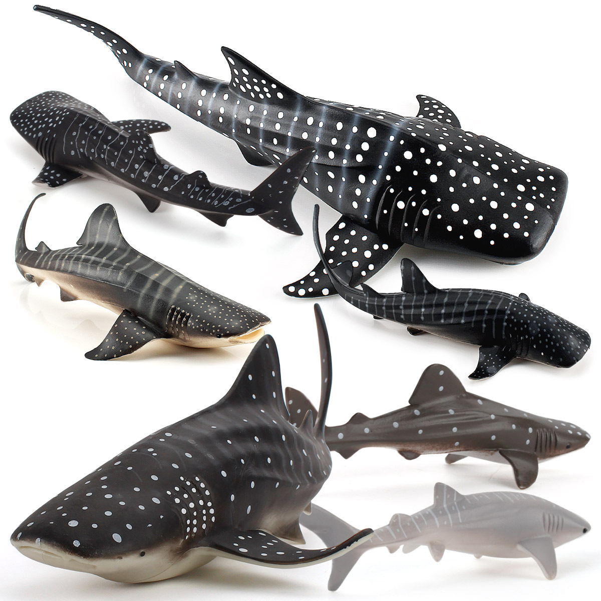 Exportación transfronteriza simulación cognitiva infantil animal marino ballena modelo submarino biológico estático tiburón decoración juguete