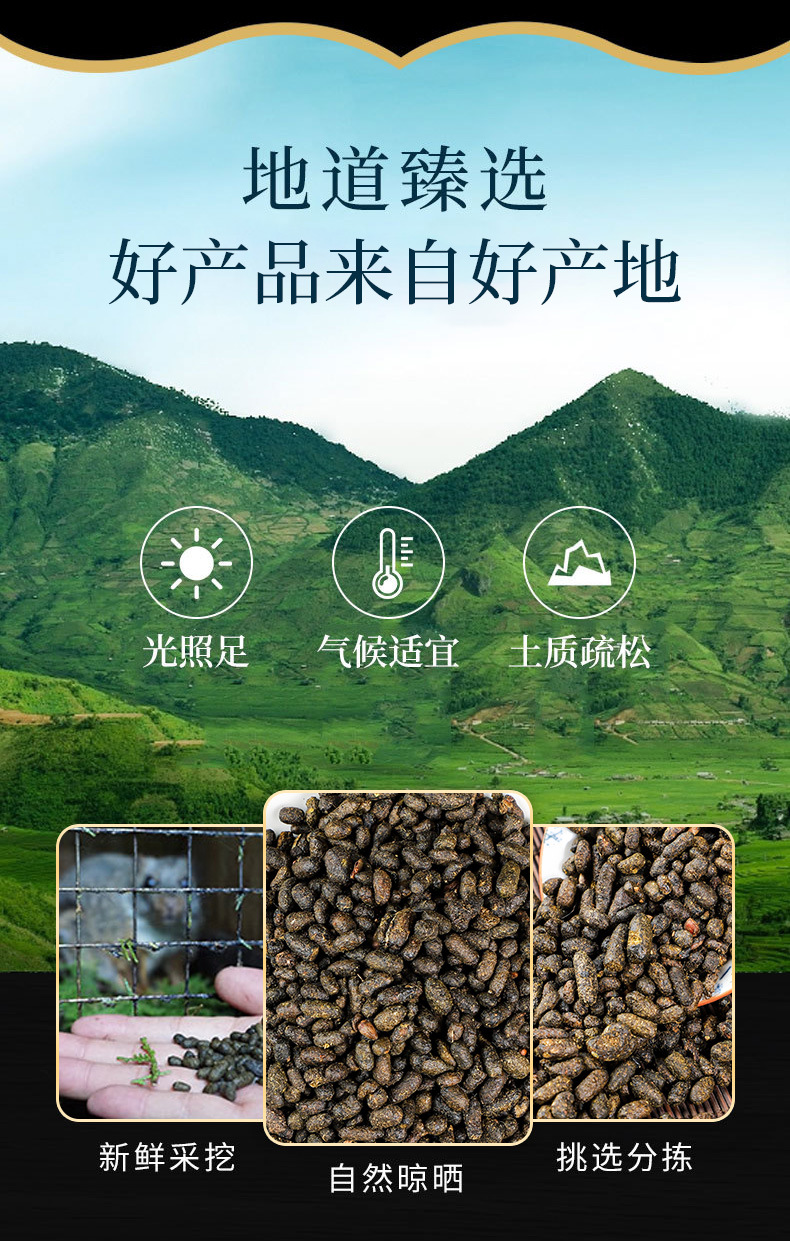 Wu Ling Zhi (Trogopterus Dung / Trogopterori Faeces) — Prepared Herbal Powder, 500g overview