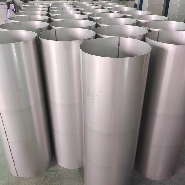 Figure 304 Stainless Steel Welded Duct 201 Stainless Steel Seamless Full Welded Pipe Fire Dust Removal Smoke Exhaust Ventilation Pipe