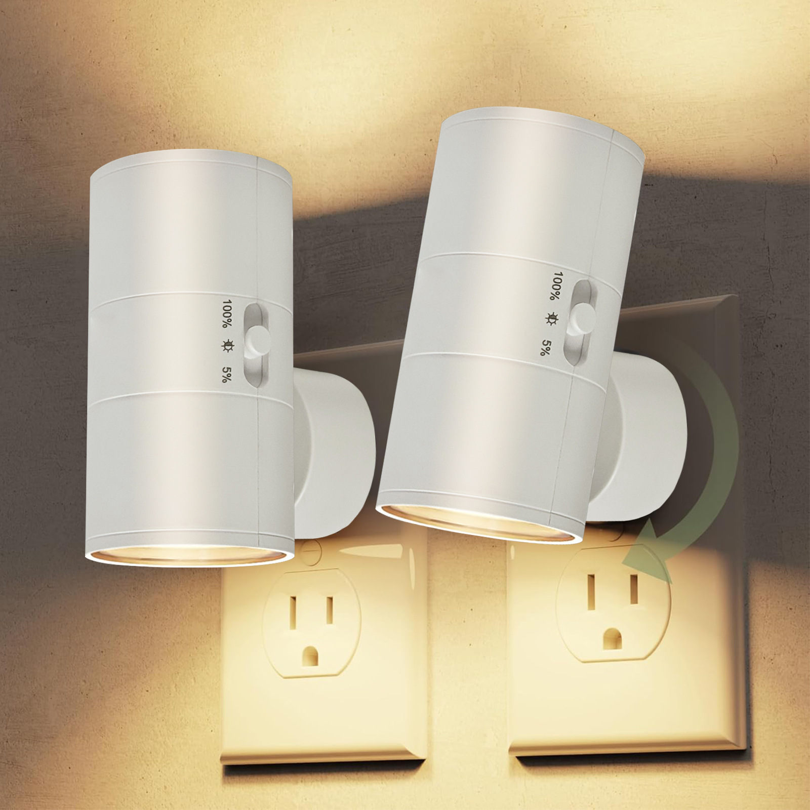 Amazon LED lámpara de pared enchufable luz nocturna detección de movimiento inducción de luz caliente 3000K iluminación de dormitorio luz de atmósfera image 17