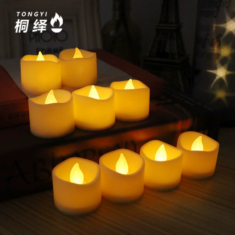 Электронная свеча, искусственная светодиодная свеча, креативная подсветка, романтическое предложение, качающийся свет, атмосфера дня рождения, свет