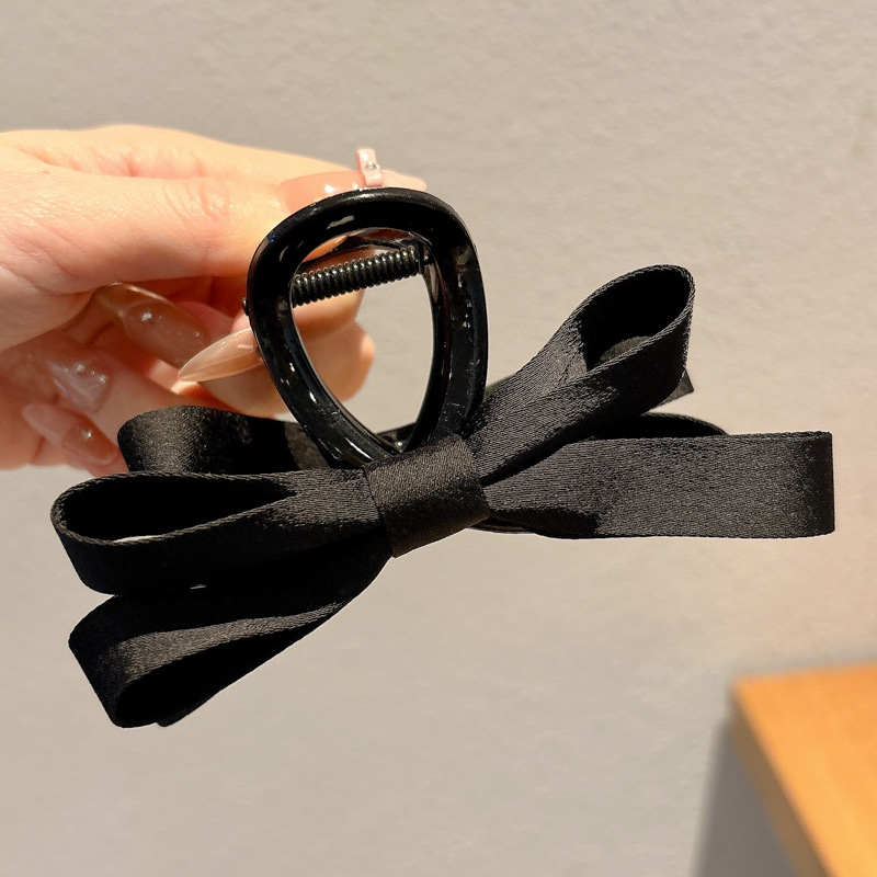 1#Black bow gripper 8cm bow about 10.5cm