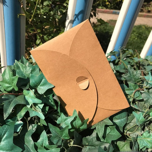 300g kraft paper envelope, vintage kraft paper envelope, handmade DIY accessory envelope, factory direct sales