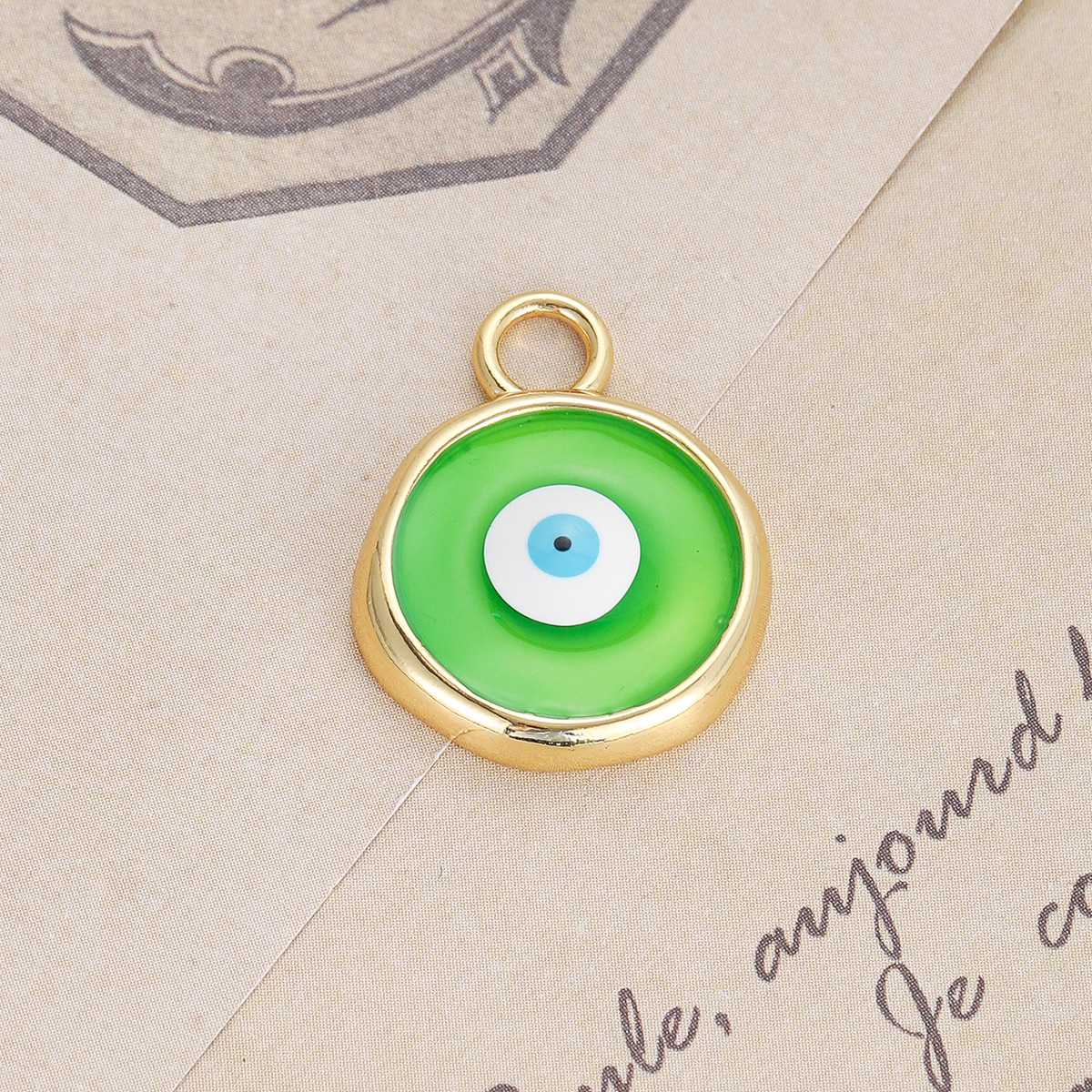 Daily Occasion 1 Piece Copper Devil's Eye Polished Pendant
