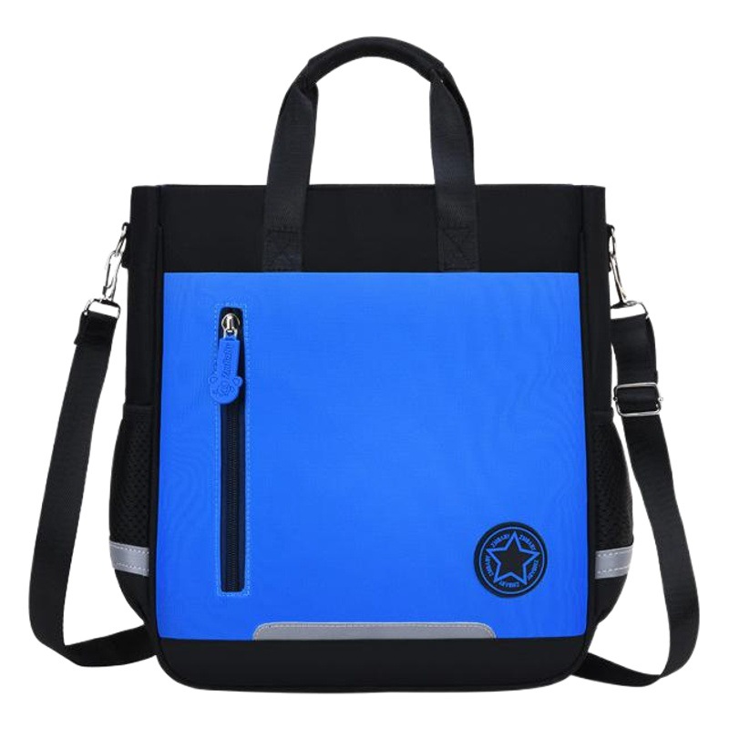 Sésamo bebé nueva escuela primaria y secundaria estudiante tutorial bolsa imprimible logotipo entrenamiento tutorial clase niños bolsa de mensajero