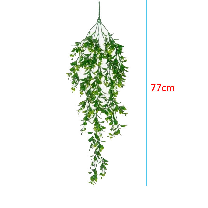 Cross-Border Artificial Rattan Hanging Plant Plastic Leaf Ivy Greening Garden Outdoor Wedding Bedroom Wall Decoration