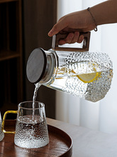 X6RO客厅玻璃冷水壶大容量家用晾凉开水杯子套装耐高温防爆泡