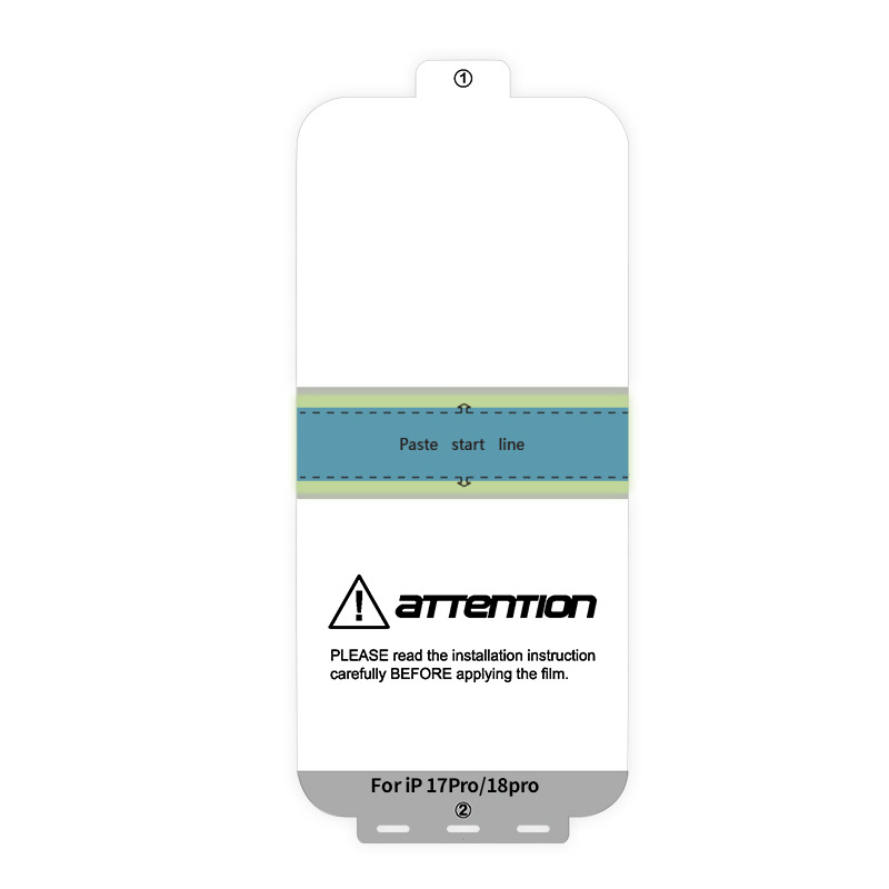 Protector de Pantalla de Hidrogel TPU para iPhone 18 16 Pro 17, Alta Definición Anti-Huellas image 6