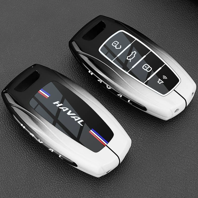 Car key bag – Dog car metal buckle case - type-c-single-shell-ink-black
