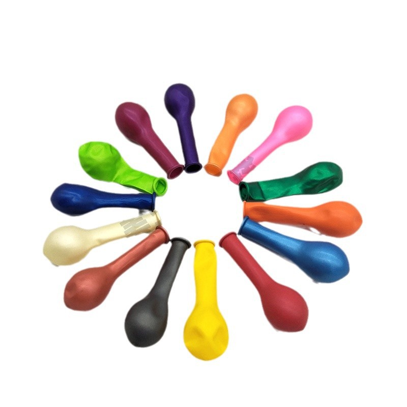 Personalizado 5 pulgadas set de globos de navidad gruesa personalizado flotar aire fiesta de cumpleaños decoración diseño de escena