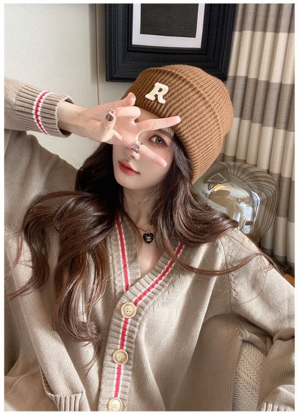 Knitted Beanie Hat For Women And Men Warm Winter Accessory_voghion.com