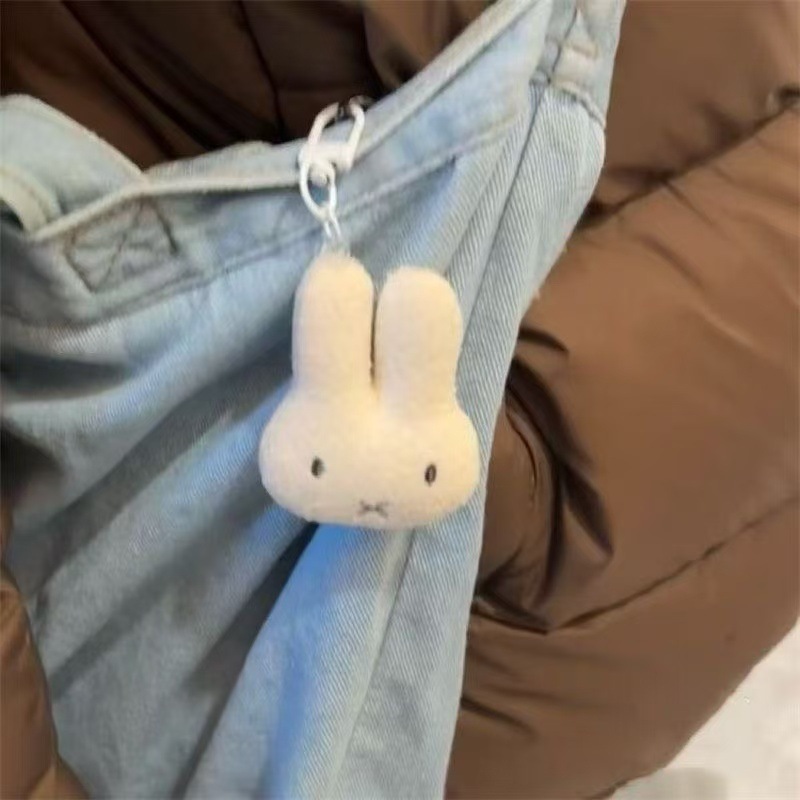 Pequeño libro rojo con Miffy conejo colgante de peluche bolsos colgantes lindos dibujos animados muñecas regalos