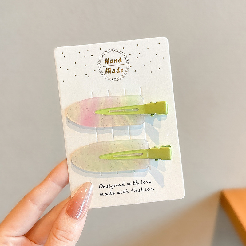 Dopamina adorable clip de cabello para mujeres 2025 nuevo clip lateral de alta gama clip lateral frisa clip de cabello clip de cabello tocado