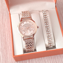 手表女女士手表网红手表简约气质时尚满天星镶钻手表女石英表防水