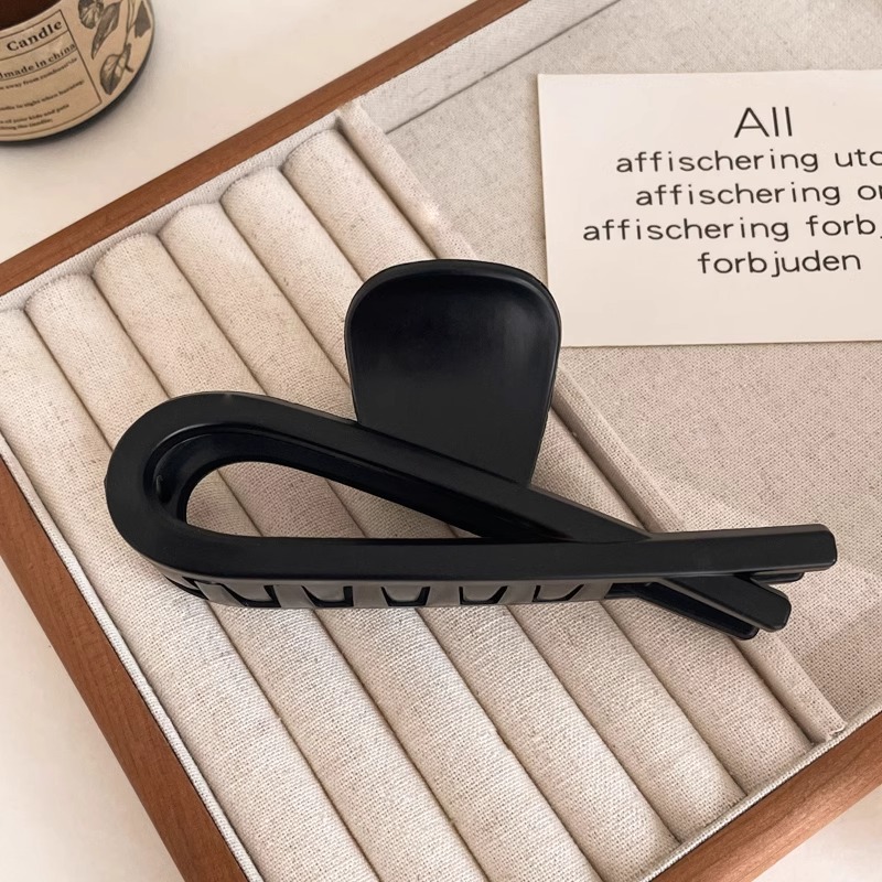 Gran pinza de pelo de alta calidad horquilla femenina ins Corea del Sur horquilla tocado de pelo de acrílico Placa de agarre de pelo clip de tiburón al por mayor