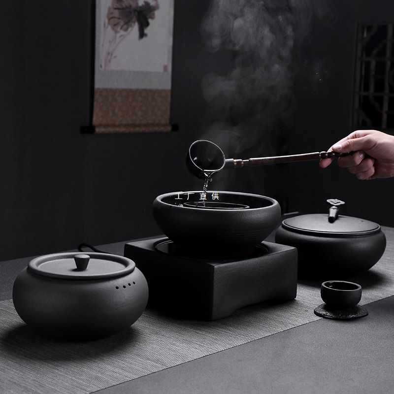 批发电陶炉煮茶器陶瓷煮茶壶套装黑茶普洱煮茶炉火山石家用全自动
