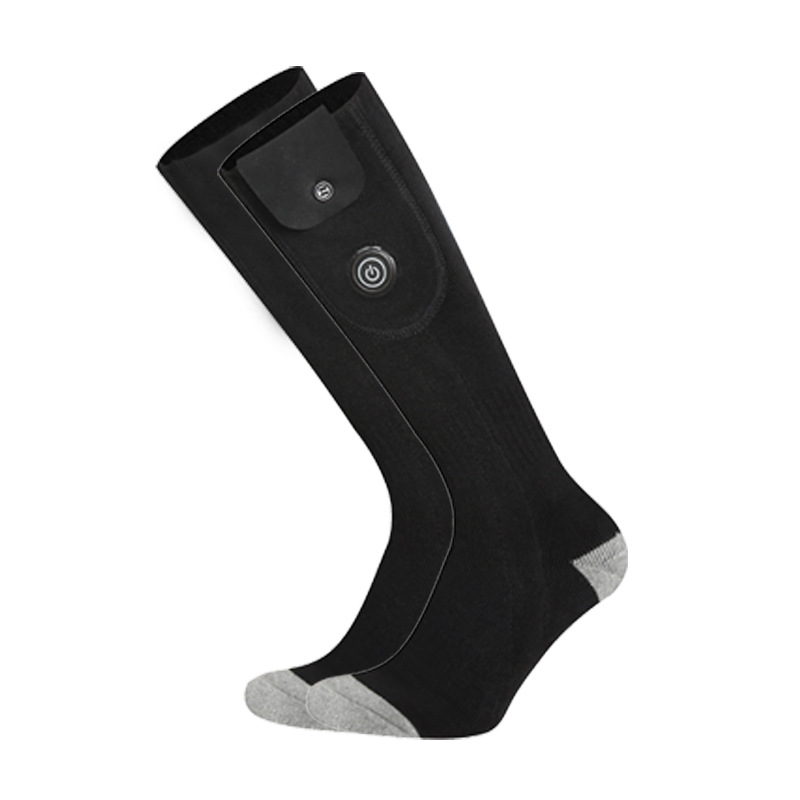 工厂跨境亚马逊加热袜子调档发热袜子男女暖脚户外滑雪电热袜子