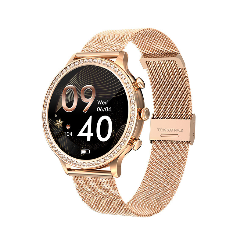 I70 female music call smart watch step counting heart rate blood pressure monitoring multi-sport smart watch ring