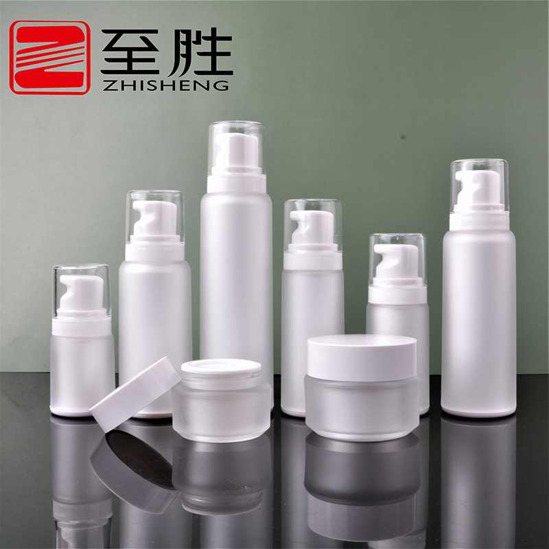 100ml补水喷雾分装瓶子30G120ml磨砂按压乳液瓶化妆品包材 源头厂