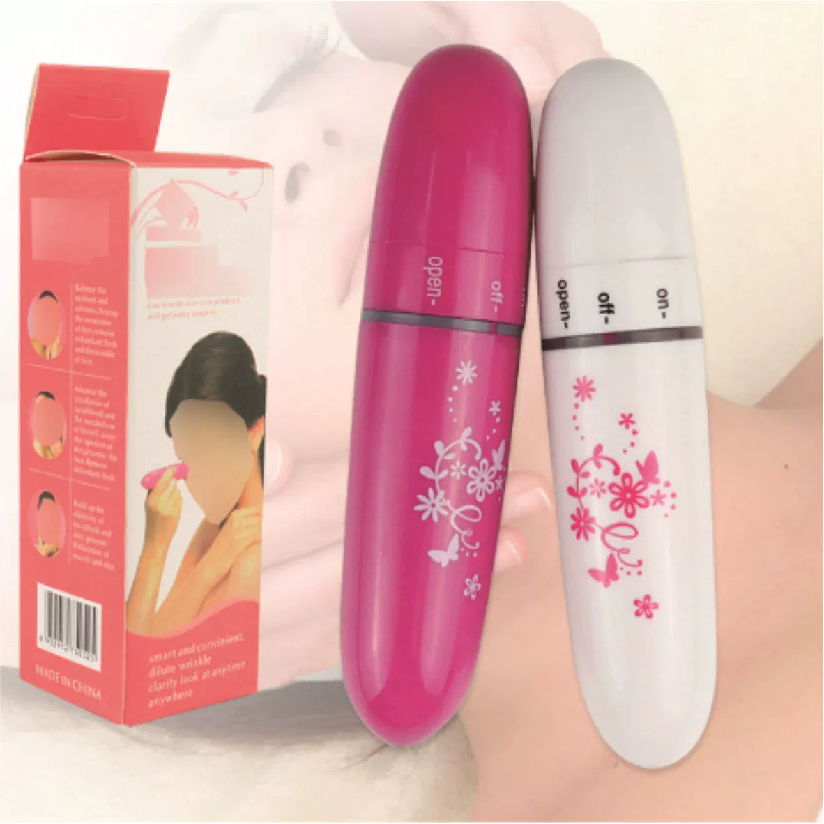 Трансграничная мини-электрическая ручка для массажа глаз, ручка для красоты глаз, массажер для глаз, инструмент для красоты глаз