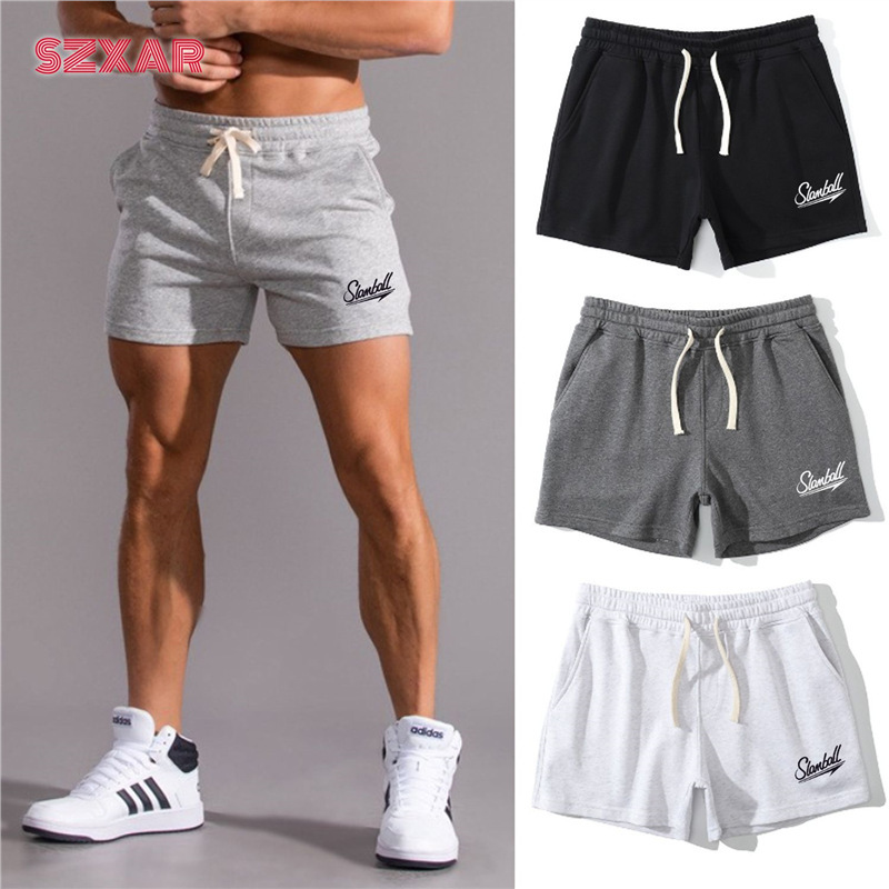 Slamball Sports Shorts Men's Summer Pure Cotton Fitness Training Three-Point Casual Elastic American Basketball Pants Slamball Sports Shorts Men's Summer Pure Cotton Fitness Training Three-Point Casual Elastic American Basketball Pants