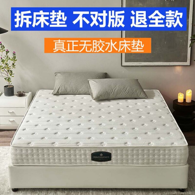 5V Glue-free Independent Spring Mattress 20cm Thick Household Bedroom Soft and Hard Dual-purpose Jute Partial Hard Pad Simmons
