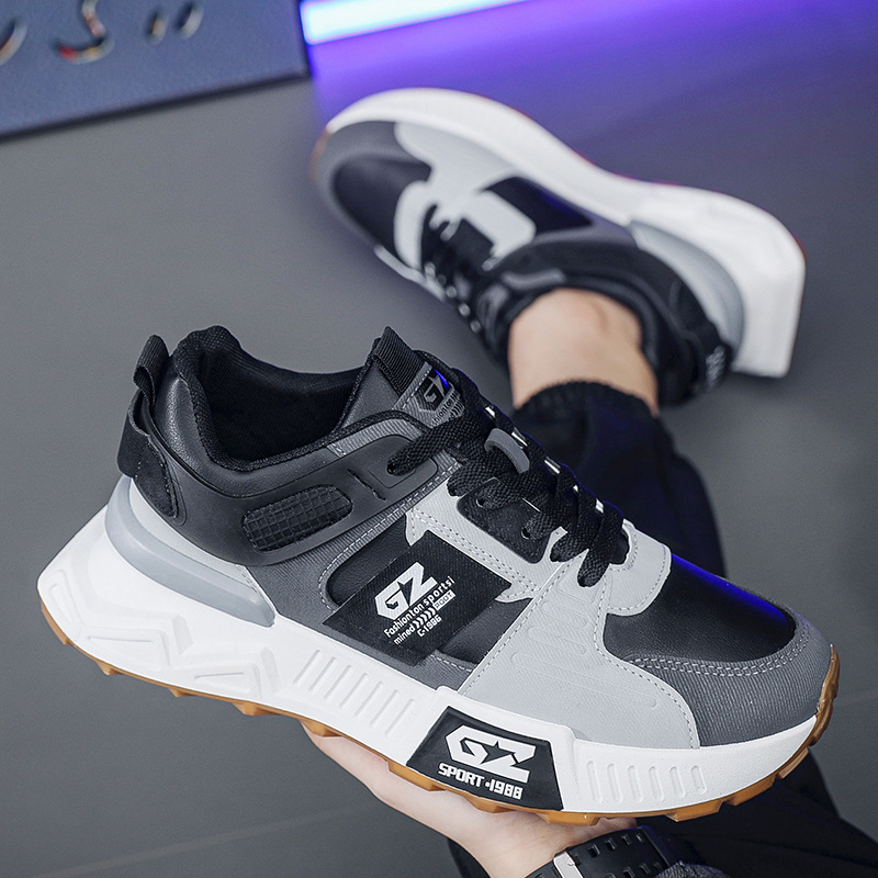 New Thick-soled Sports Casual Torre Men's Shoes Soft Sole Soft Surface Trendy Student Breathable Wear-resistant Men's Shoes