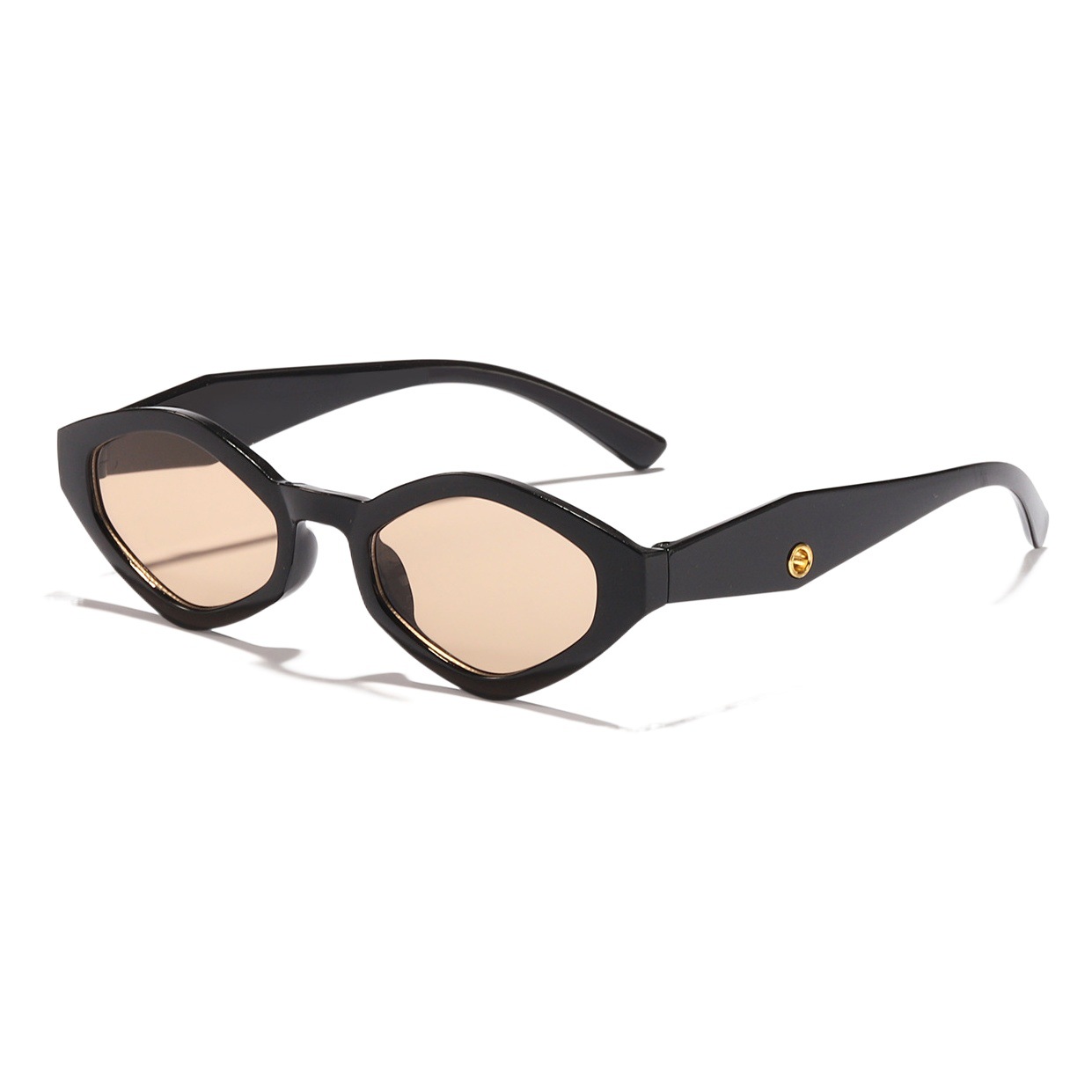 Ins estilo neto rojo mismo estilo elegante diamante de moda pequeño marco gafas de sol a prueba de uv gafas de sol de las mujeres de la calle tiro moda