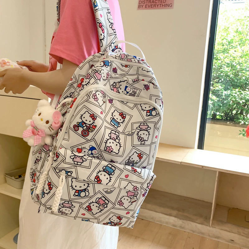 High quality cute universal school bag, capacious fashionable backpack