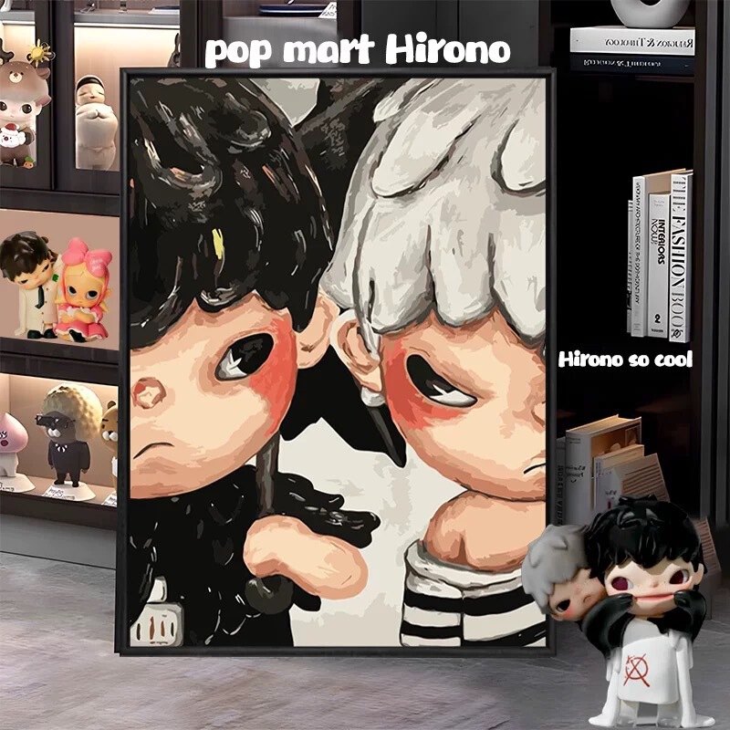 Ziga 小野バブルマート吊り絵画かわいい子供部屋油絵漫画絵画トレンディな吊り絵画芸術的な抽象絵画|undefined