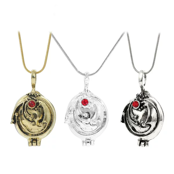 Vampire Diaries Retro Alloy Openable Necklace Jewelry Valentine's Day Verbena Necklace Fashion Commuting