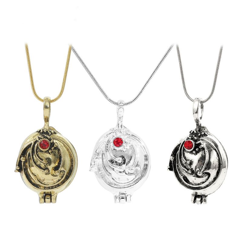 Vampire Diaries Retro Alloy Openable Necklace Jewelry Valentine's Day Verbena Necklace Fashion Commuting