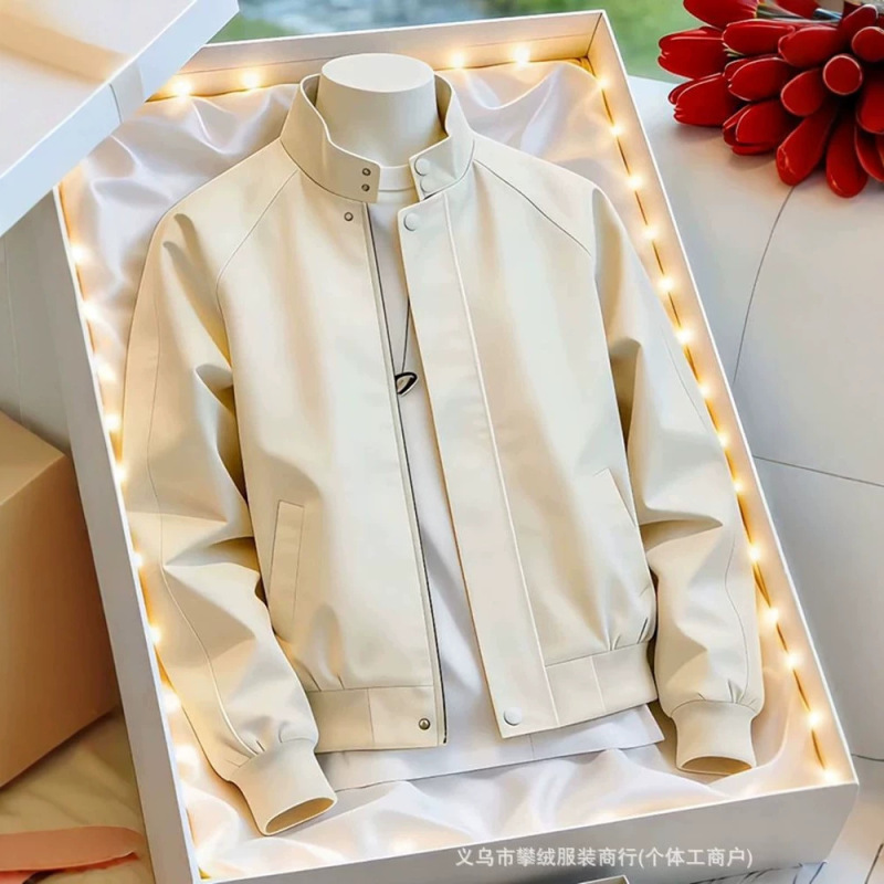 American-style stand-up collar flight jacket for men, autumn loose casual men's baseball jacket, new popular model 2026